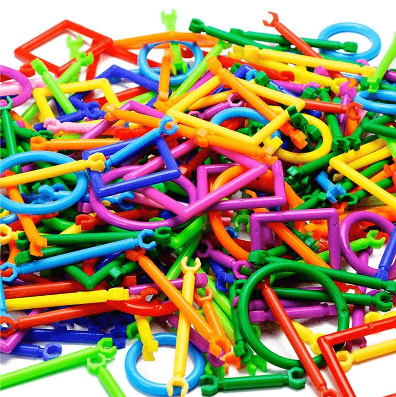 Smart Sticks Construction 300 Pieces Six Dimensional Toy Brick No QZ-04 maskidz-3dm