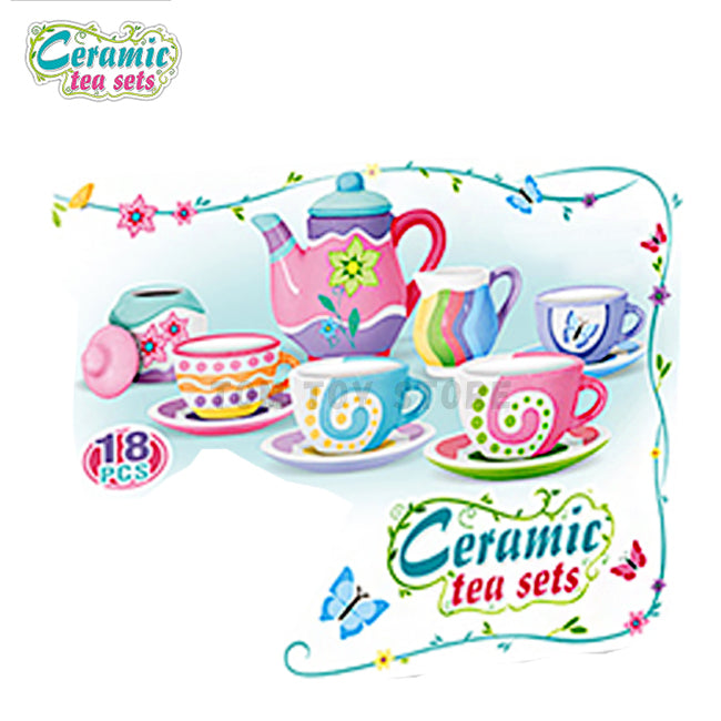 Ceramic Tea Set Painting Kit for Kids Maskidz