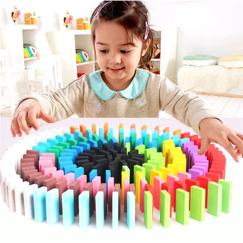 Domino 120 Pieces Color Dominoes maskidz-3dm