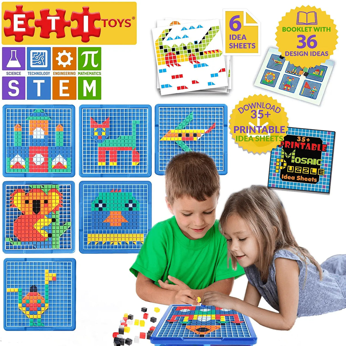 Mosaic Puzzle 490 Pcs No 2920 maskidz-3dm