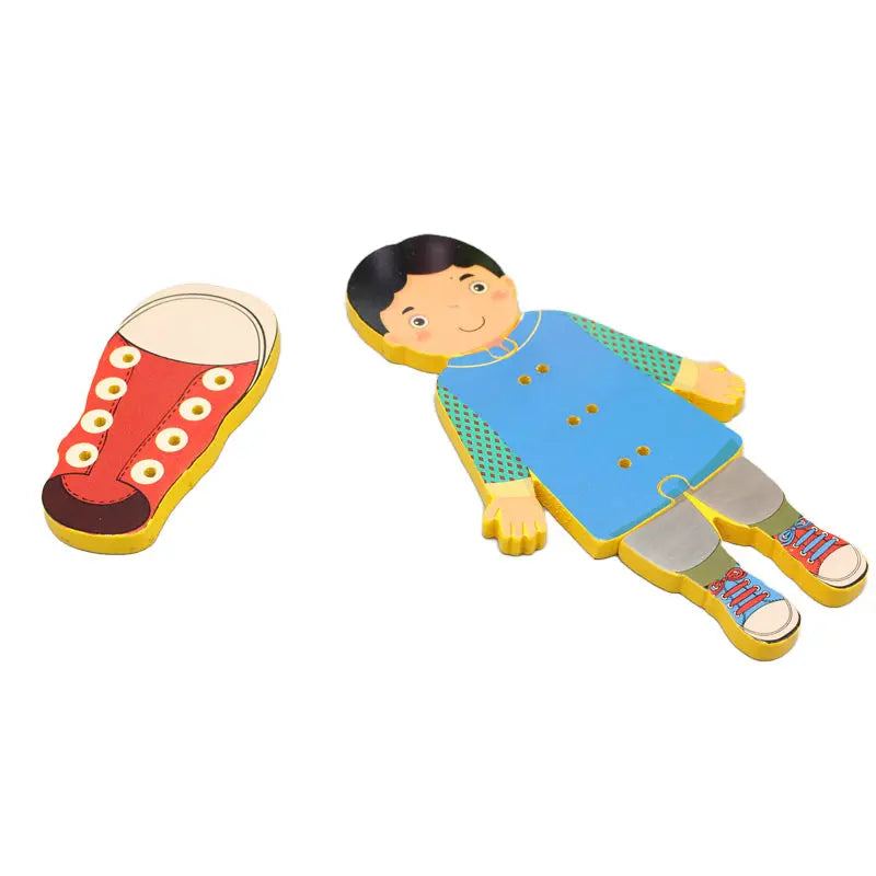 Percussion Threading Wooden Board 4 in 1 activity game Xylophone, Shoe Lacing, Button Lacing Puzzle Desktop Pinball Game Maskidz