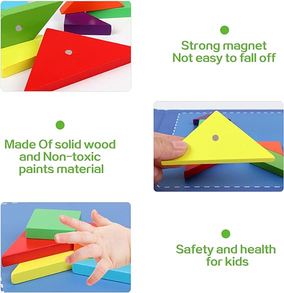 Tangram Woodiness Magnetic Puzzle MAS KIDZ