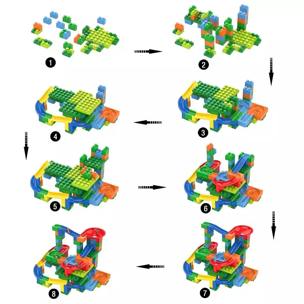 Track Maze 152 Pieces no 8703 MAS KIDZ