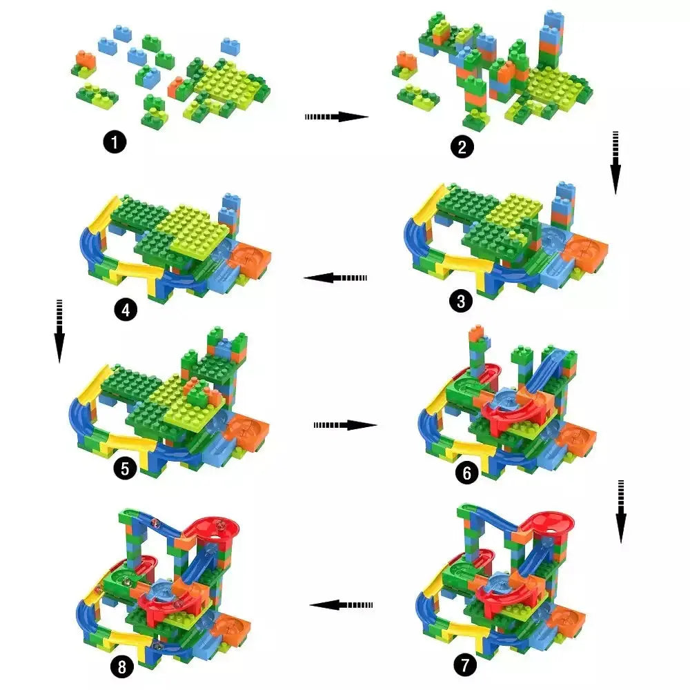 Track Maze 152 Pieces no 8703 MAS KIDZ