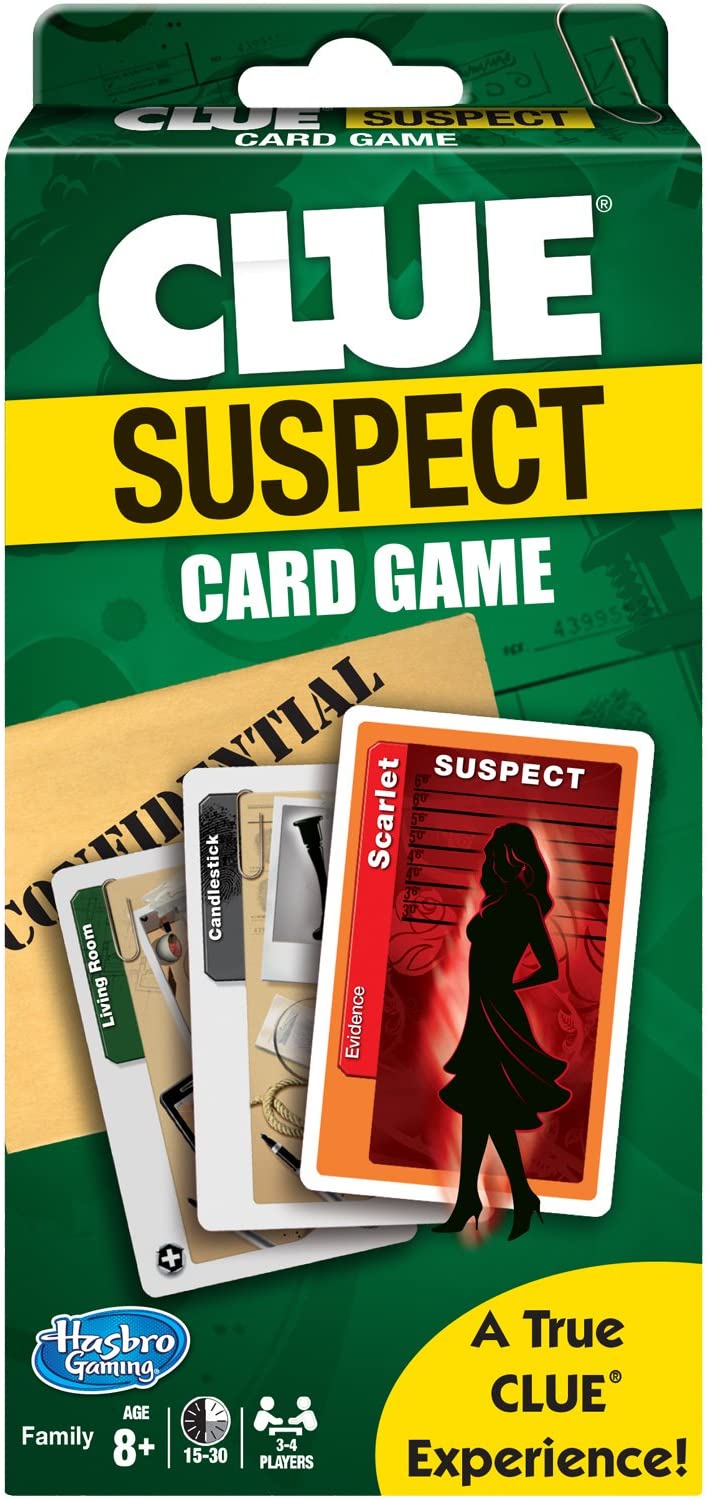 CLUEDO SUSPECT CARD GAME