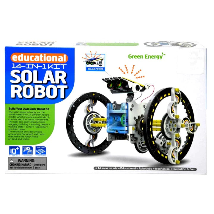 14-in-1 Solar Robot Kit, Educational STEM Science Toy No 214