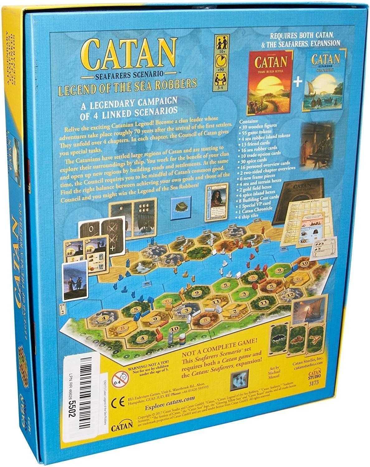 Catan Seafares Scenario Legend of the Sea Robbers Board Games