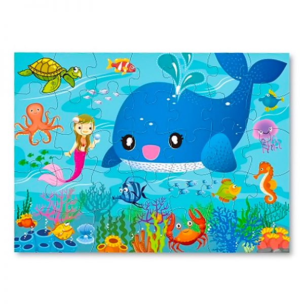 Ocean World Jumbo Floor Puzzle maskidz-3dm