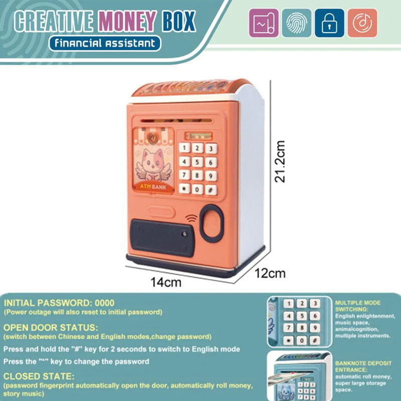 Creative Money Box Finger Print MD8865 MAS KIDZ
