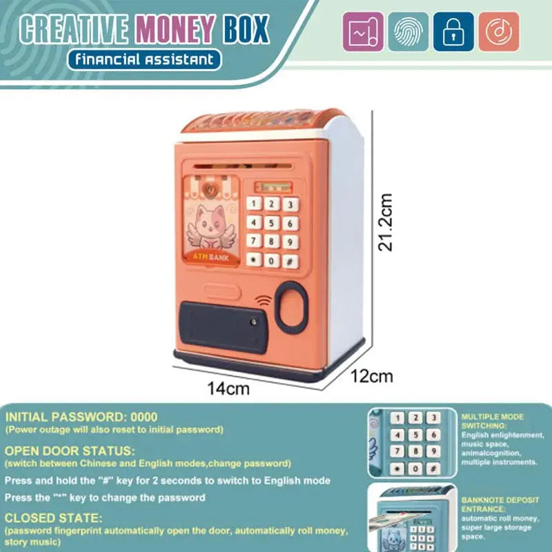 Creative Money Box Finger Print MD8865 MAS KIDZ