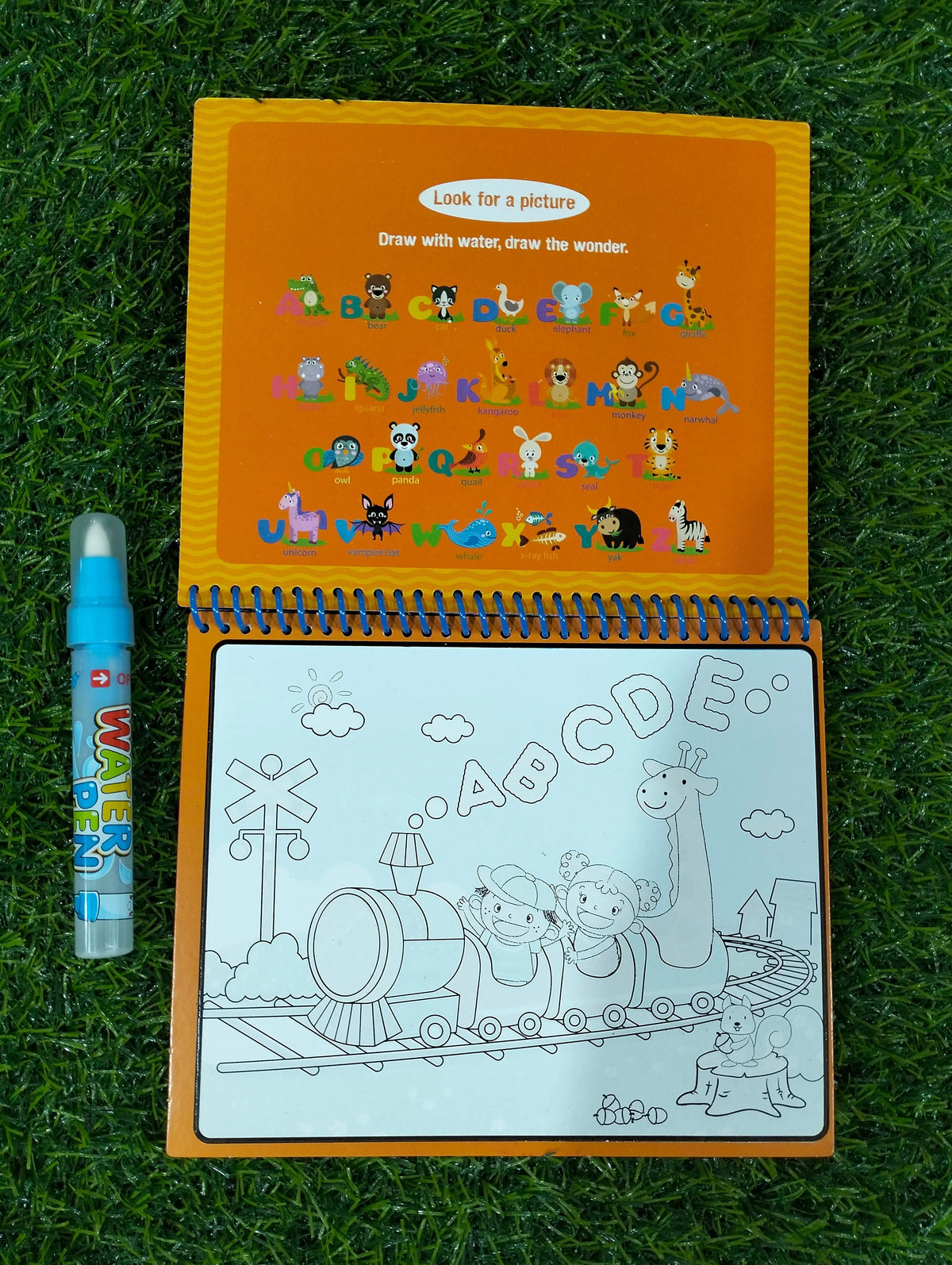 ABC Magical Water Color Painting Book for Kids Maskidz