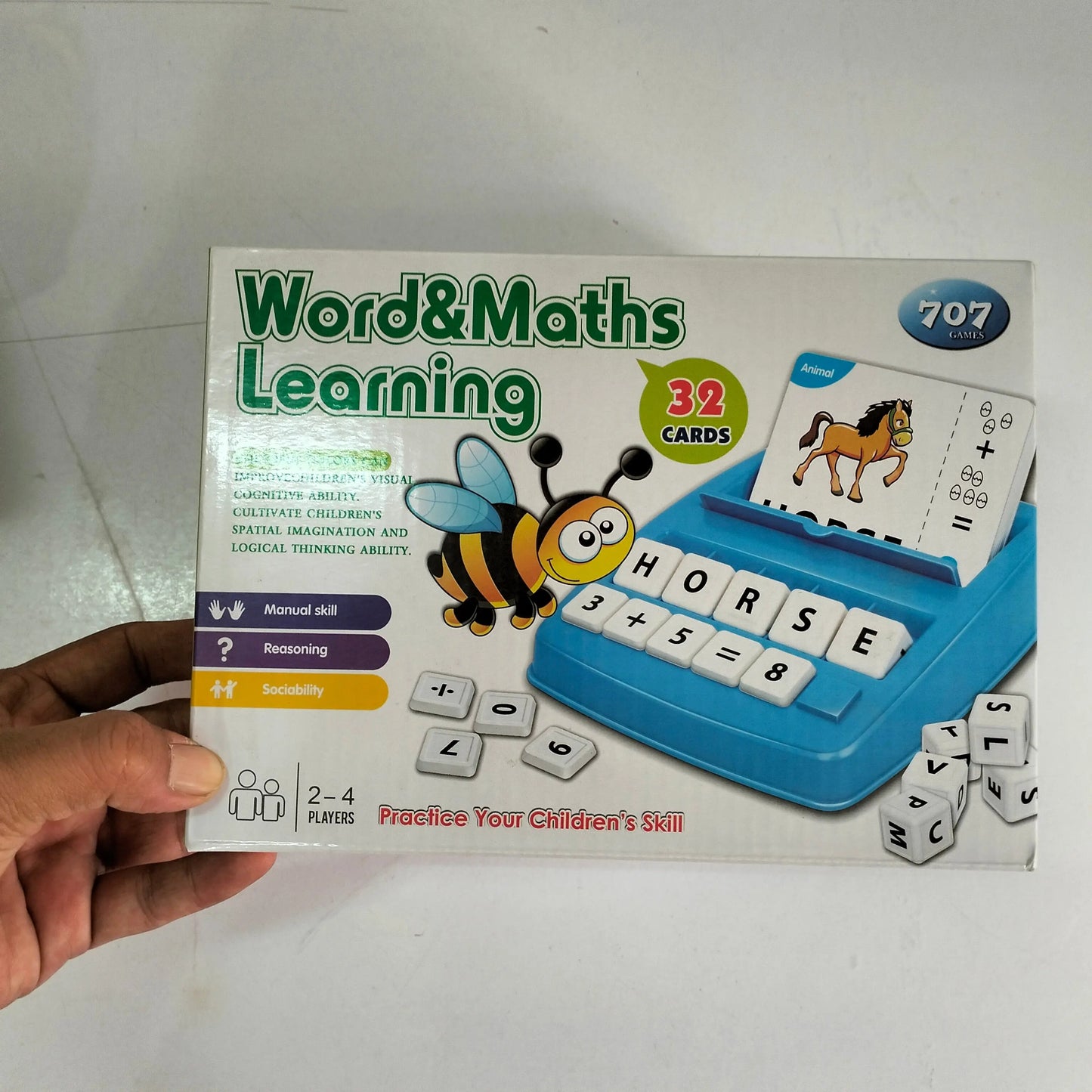 Words & Maths Learning maskidz-3dm