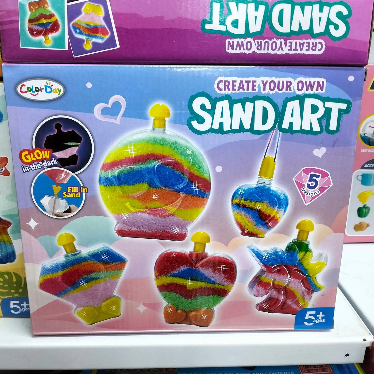 Sand Art 5 design color day MAS KIDZ
