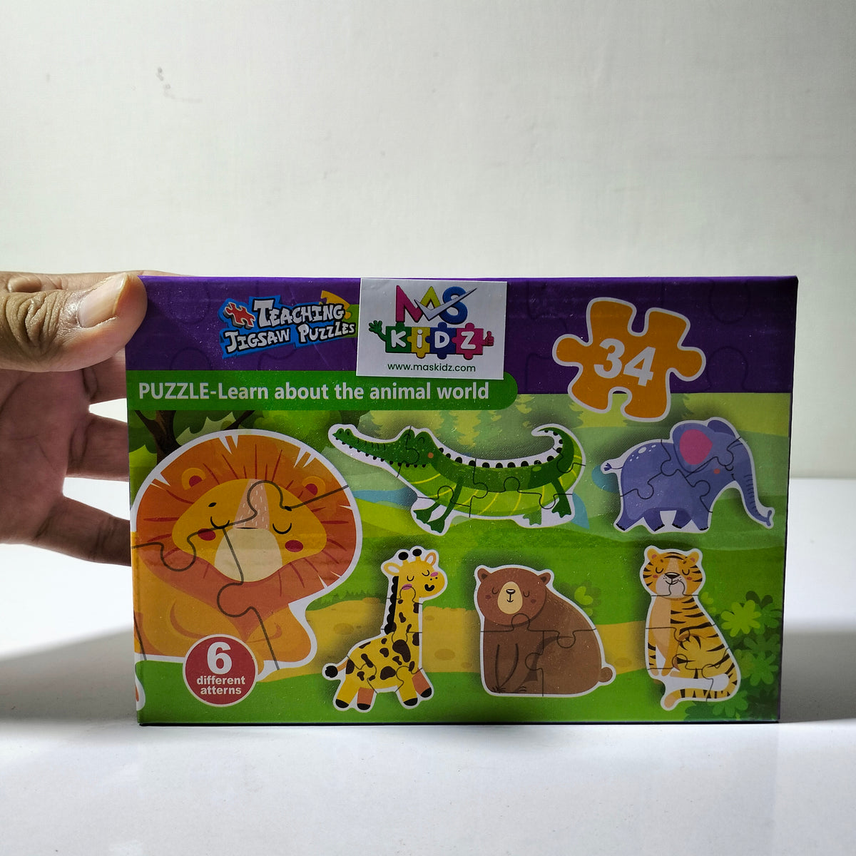Teaching Jigsaw Puzzle Animal Puzzle 6 in 1 no 2093
