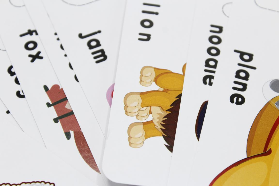 Word Building Blocks Early Education English Enlightenment