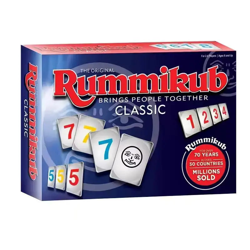 Rummikub Classic Board Game – Fast-Paced Strategy Tile Game for Family & Friends MAS KIDZ