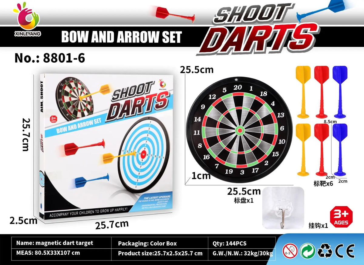 Shoot Darts 8801-6 MAS KIDZ