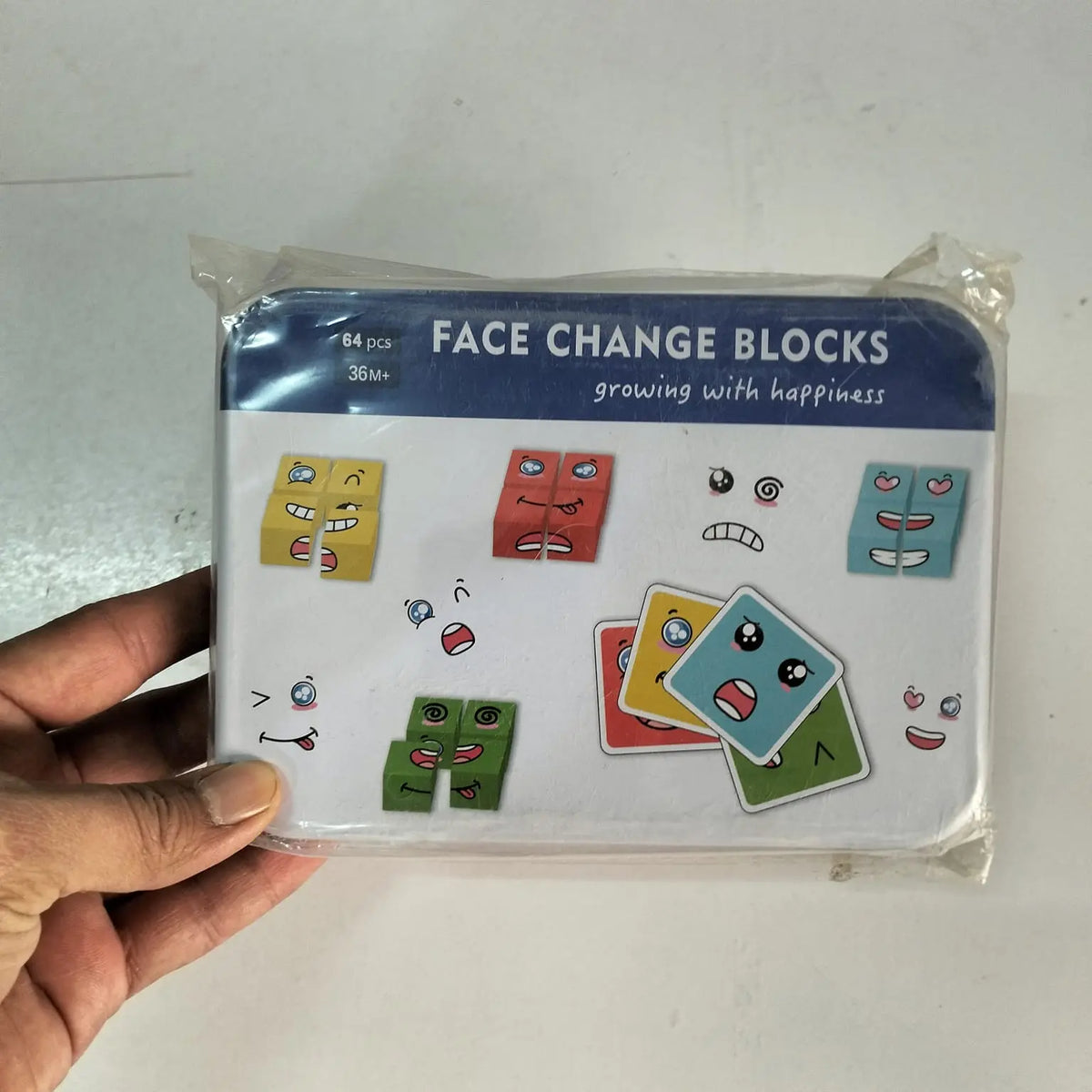 Face Change Block 64 pieces in tin MZ0270 MAS KIDZ