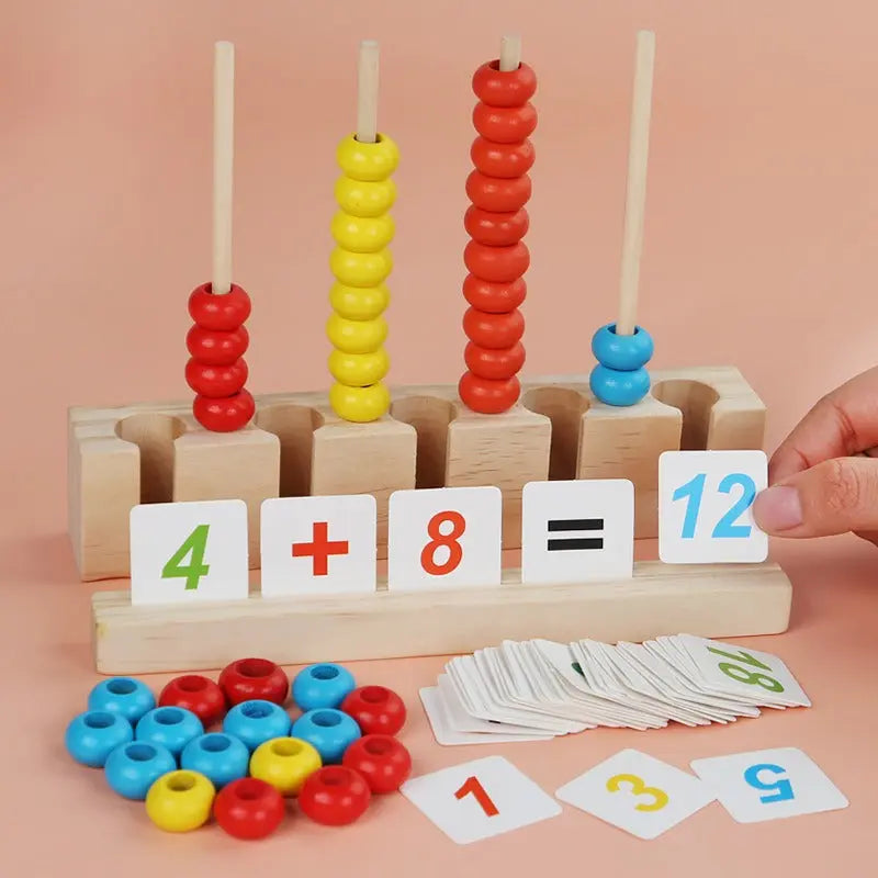 Number Cognitive Operation Bead Matching Game MAS KIDZ