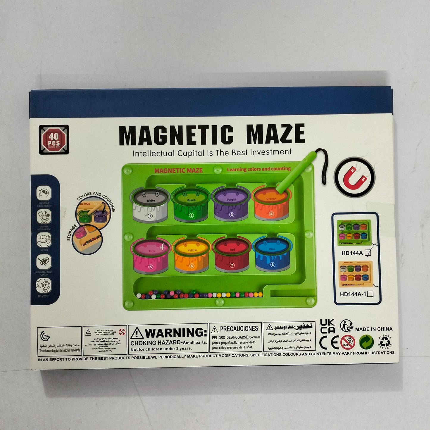 40 PCS MAGNETIC MAZE FOR KIDS