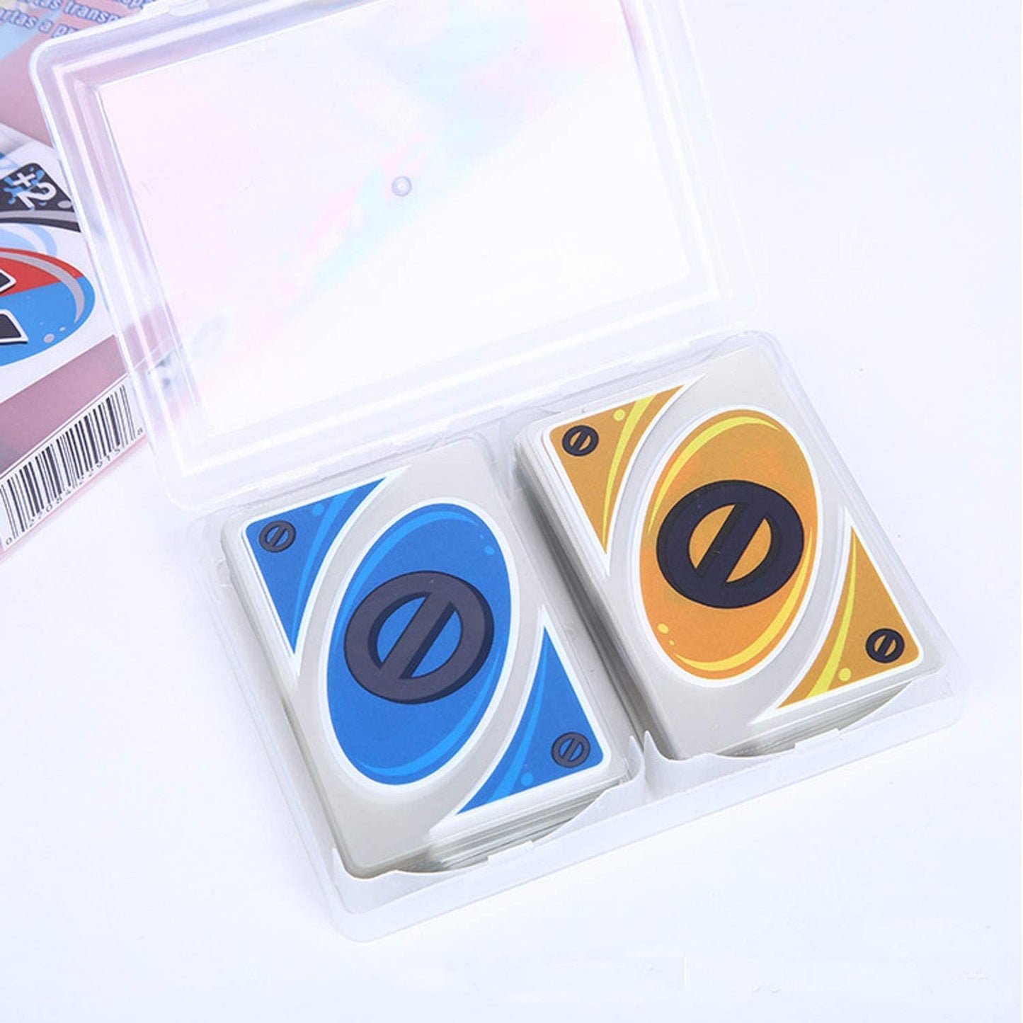 UNO H2O WATERPROOF CLEAR GAME PLAYING CARD
