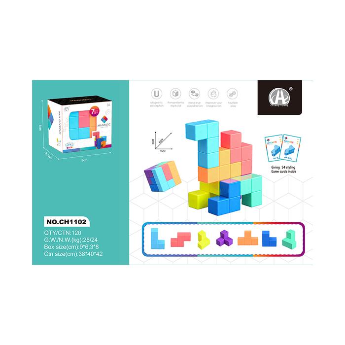 Magnetic Rubik's Cube 7 pieces CH1102 MAS KIDZ