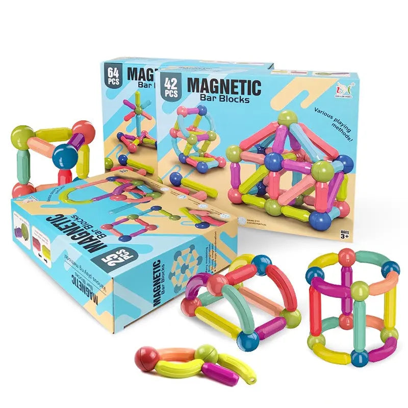 Magnetic Bar Blocks 25 pieces maskidz-3dm
