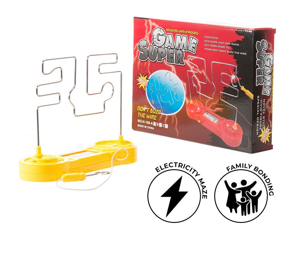 Game Super Don't Buzz The Wire H-108-A Electric Game