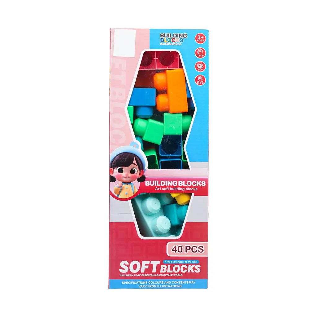 Soft Blocks 40pcs SQN-12 MAS KIDZ