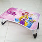 Wooden Folding Study Table / Laptop Table for Kids - 4 Designs (Spider-Man, Frozen, Princess, Cars)