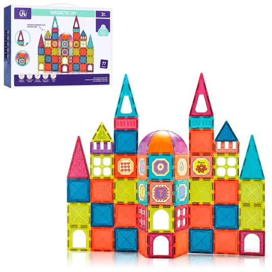 Magnetic Tiles 77 Pieces