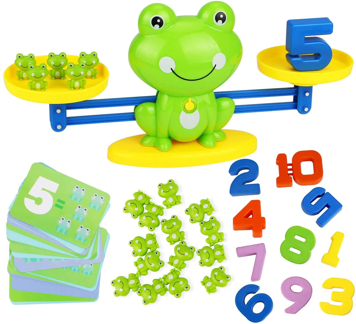 Libra Frog Intelligent Game Balancing and Mathematical Balance Scale game E005