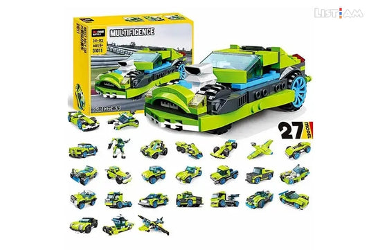 Decool Multificence 31011 Rocket Rally Car maskidz-3dm