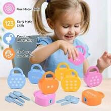 Alphanumeric Learning Lock Toy 206 MAS KIDZ