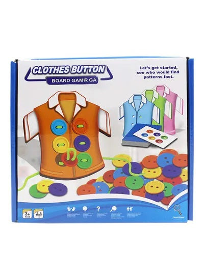 Clothes Button Board Game