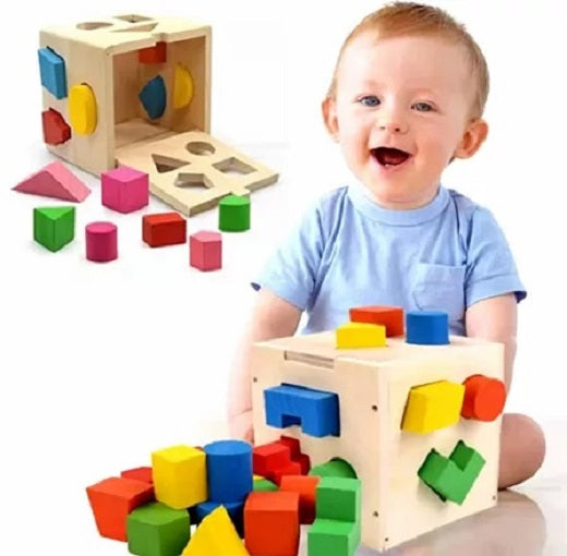 Fifteen Hole Shape Intelligence Box wooden toy
