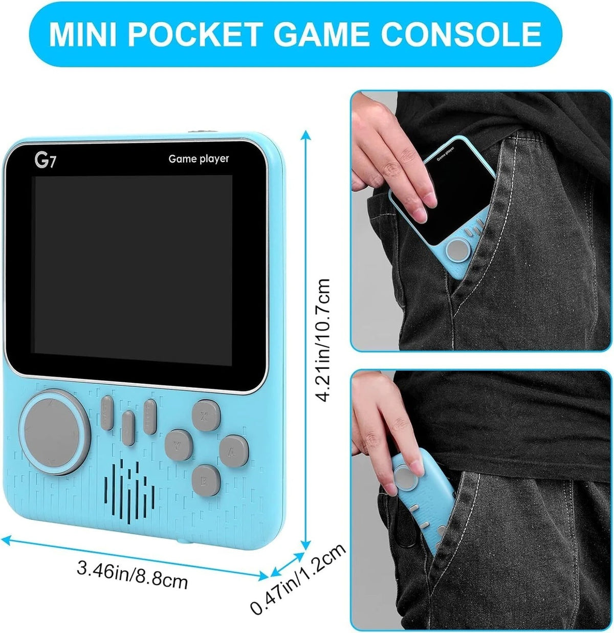 G7 Retro Handheld Game Console 02 Player G7 Video Game