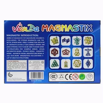 Magnastix Magnetic Toy 84 PCS