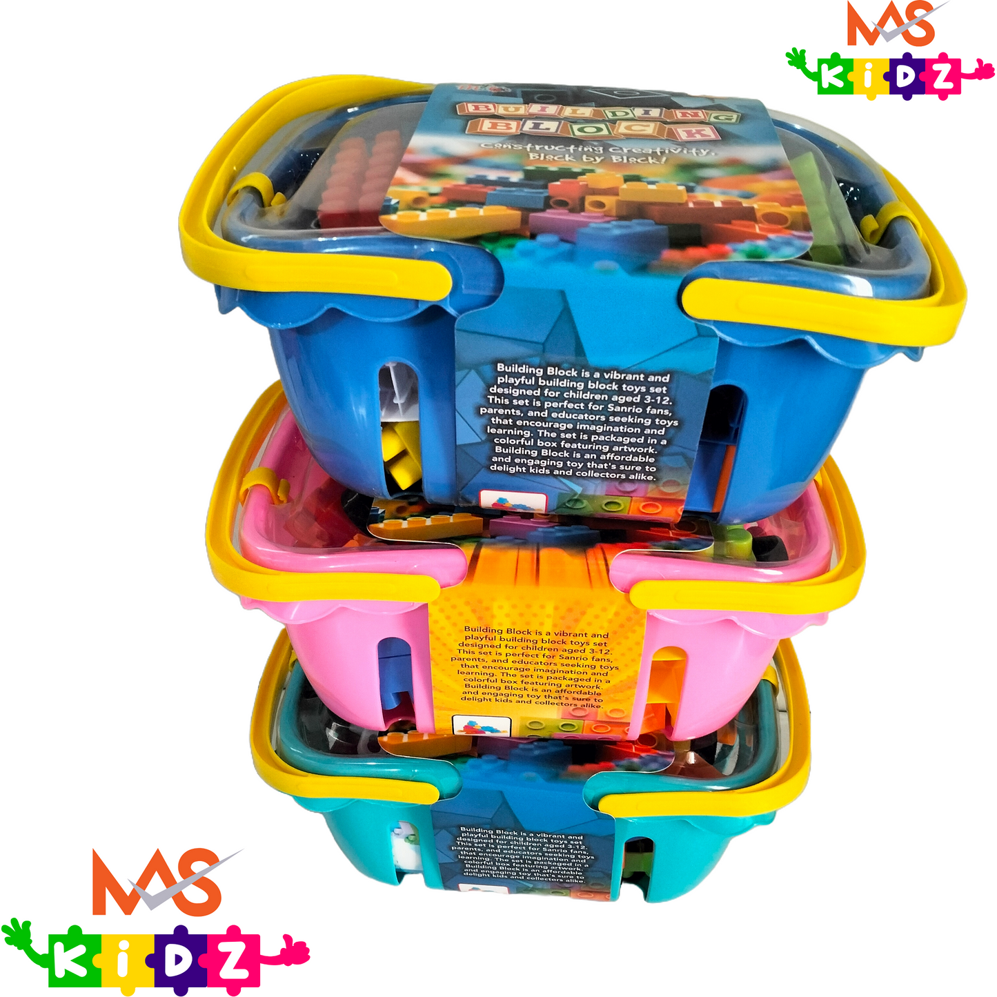 Play Pals Blocks in a Bucket