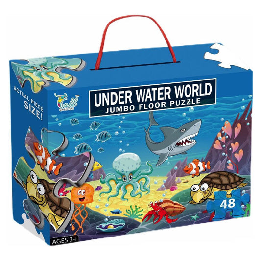 Under water world Jumbo Floor puzzle 48pcs 88136 puzzle size 90x60 MAS KIDZ