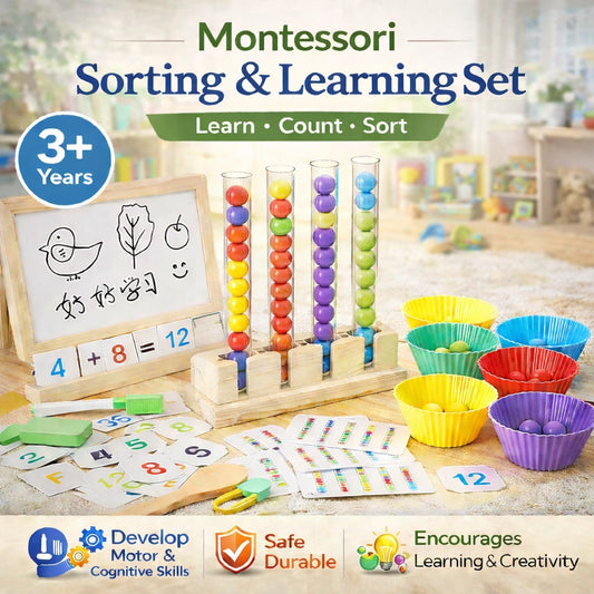 Number Cognitive Operation Bead Matching Game MAS KIDZ