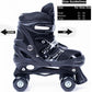 Quad Roller Skates 2 Rows 4 Wheels  Without Safety Gears Sakting Shoes