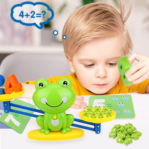 Libra Frog Intelligent Game Balancing and Mathematical Balance Scale game E005