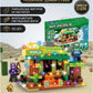 Minecraft-inspired building blocks with 302 pieces, magnetic characters and colorful LED lighting – MAS KIDZ