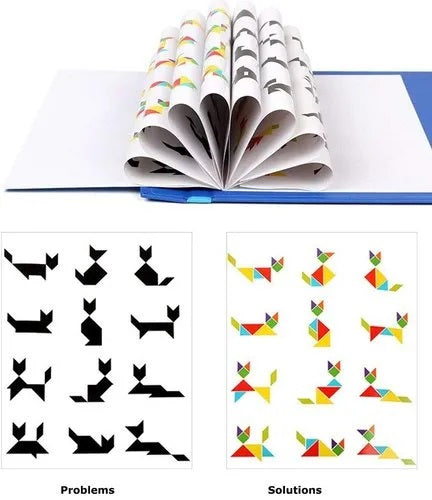 Tangram Woodiness Magnetic Puzzle