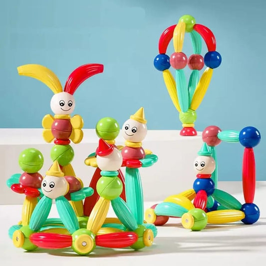 Magnetic Rods 52 Pieces Model NO RX0525