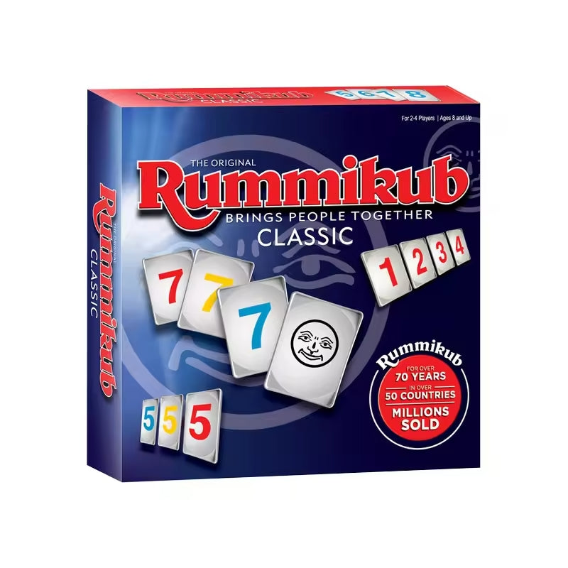 Rummikub Classic Board Game – Fast-Paced Strategy Tile Game for Family &amp; Friends MAS KIDZ