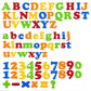 Magnetic Letters Numbers and symbol for Kids 78 pieces Fridge Magnets Alphabet Colorful Plastic ABC 123 in jar Educational Toy Set