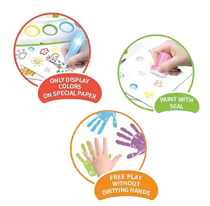 Color Draw Coloring Magical Paint Brush 6655 or WF-6002 MESS FREE PAINTING