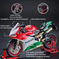 Ducati 1199 Panigale R Alloy Motorcycle Diecast Model Bootable Sprayable With Sound Light Toy MAS KIDZ
